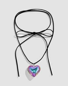 Details: Necklace with heart-shape design Trendy Party Heart Choker Necklace, Heart Charm Choker For Party, Adjustable Heart Necklace For Parties, Open Heart Charm Jewelry For Party, Double Heart Necklace For Party, Trendy Heart Charm Jewelry For Party, Trendy Heart Charm Choker For Party, Trendy Party Jewelry With Heart Charm, Trendy Party Choker With Heart Charm