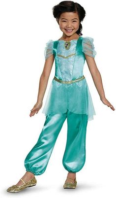 Girls Costume Ideas Kids, Princess Jasmine Costume Kids, Jasmine Costume Girls, Jasmine Costume Kids, Disney Princess Fancy Dress, Disney Princess Jasmine Costume, Jasmine Invitation, Girls Costume Ideas, Disney 5k