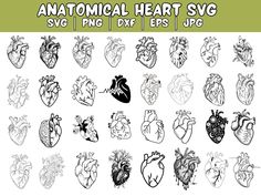 an image of heart svg files for valentine's day or any other occasion