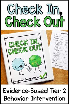 the evidence - based check in activity is to help students learn how to check out