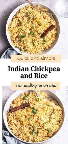 Gluten Free Rice Cooker Recipes, Chickpeas And Rice Recipe, Pulao Rice, Chickpea Recipes Healthy, Avocado Rice, Asian Noodle Dishes, Vegan Asian Recipes