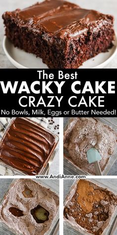 the best wacky cake crazy cake no bowls, milk, eggs or butter needed