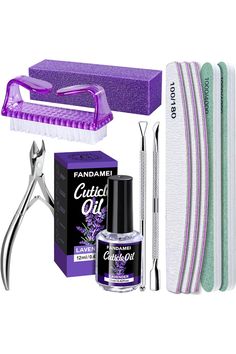 Nail Files and Buffers, FANDAMEI Nail Cuticle Remover Kit with Nail File, Nail Buffer Block, Cuticle Nipper/ Pusher/ Peeler. Nail Cuticle Oil Lavender for Nail Care Clear Press On Nails, Nail Stand, Nail Cuticle Oil, Long Fake Nails, Nail Care Tools, Sponge Nails, Clear Nail Tips, Nail Buffer Block, Nail Buffers