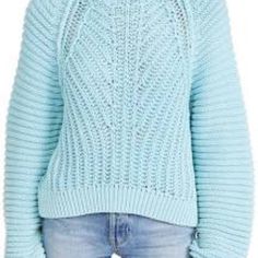 Sweet Heart Sweater Turtleneck Knitted Fits Xs-M Light Blue Ribbed Sweater For Spring, Light Blue Pointelle Knit Sweater For Winter, Light Blue Textured Knit Sweater, Casual Light Blue Ribbed Sweater, Fitted Blue Chunky Knit Sweater, Casual Light Blue Pointelle Knit Sweater, Casual Light Blue Open Knit Sweater, Blue Open Knit Sweater For Spring, Light Blue Textured Knit Sweater For Spring