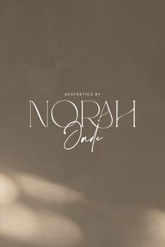 the words noah one are written in white ink