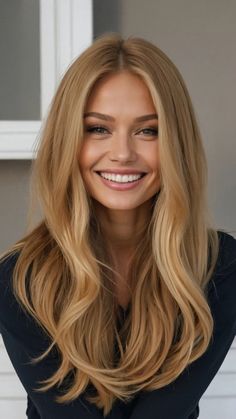 Sweet Golden Hues: 13 Honey Blonde Hairstyles for Every Mood - Inspire Inlet Blake Lively Golden Blonde, Gold Dark Blonde Hair, Brown With Gold Highlights, Brunette To Golden Blonde, Rich Golden Blonde Hair, Blond Dore Miel, Golden Hair Color Honey, Honey Butter Blonde Hair, Balayage Hair Honey Blonde