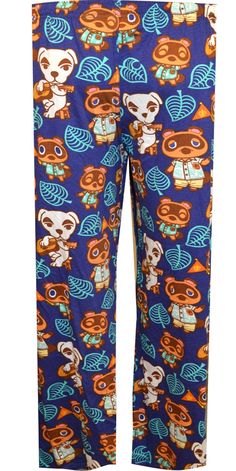 This classic game is back! These 100% cotton lounge pants for men feature Nintendo's much loved Animal Crossing characters Tom Nook and Slider. Machine washable with an open fly and drawstring tie, covered elastic waistband with side pockets. Animal Crossing Tom Nook, Tom Nook, Union Suit, Animal Crossing Characters, Knit Men, Mens Boxers, Classic Cartoons, Pants For Men, Classic Games