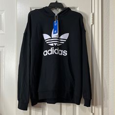 Adidas Woman’s Sweatshirt/Hoodie Size - L Style - Fm3307 Color - Black/White *** Brand New New To Poshmark? Use Code @Iceskatingmom To Get $10 Off Your First Purchase!!! Adidas Athleisure Hoodie With Crew Neck, Casual Adidas Hoodie For Sports Season, Casual Hoodie With Three Stripes For Sports Season, Adidas Urban Cotton Sweatshirt, Adidas Logo Cotton Crew Neck Hoodie, Adidas Cotton Crew Neck Hoodie, Adidas Casual Hoodie For Sports Season, Adidas Casual Sweatshirt With Three Stripes, Adidas Casual Hoodie With Three Stripes