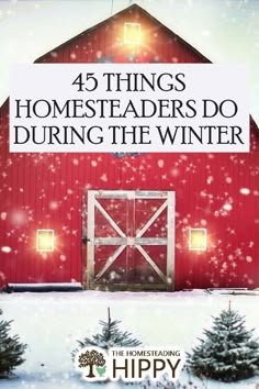 Winter Homesteading, Homesteading Diy Projects, Modern Homesteading, Farm Plans, Time To Rest