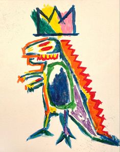 Dinosaur Jean Basquiat Basquiat Dinosaur, Jean Basquiat, Graphic Poster Art, Wall Drawing, Illustrator Artist, Dinosaur Art