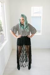 The Black Pearl Maxi Skirt I Love Makeup