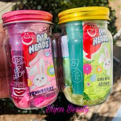 Sweetie Lippie Jars would make a perfect gift on any occasionIt comes with one jar mixed with 4 roll-on lip glossesa lip balma scrunchieand a candyPlease READ Our Refund/Return Policy Before Ordering. Broadway Gifts, Diy Gifts To Sell, Friends Ideas, Flavored Lip Gloss, Cute Birthday Ideas