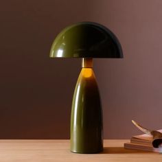 Abigail Ahern Leoma Lamp, 2 Colors | Food52 Olive Green Table Lamp, Accent Table Lamp, Mid Century Modern Bedside Lamp, Cozy Bedroom Lamp, Midcentury Modern Lighting Fixtures, 80s Lighting, Midcentury Modern Lamp, Kids Bedroom Lighting, Eclectic Lamp