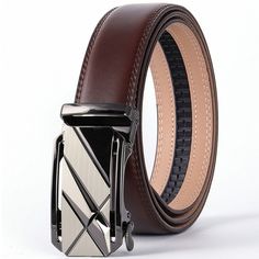 Fashion Mens Designer Belts Famous Brand Belts Material: Metal Belts Material: Cowskin Gender: MEN Department Name: Adult Belt Width: 3.5cm / 1.38 inch Style: Formal Pattern Type: Solid Buckle Length: 8cm / 3.15 inch Buckle Width: 4cm / 1.57 inch Men belt color: Coffee belt, black belt Belt Men buckle style: Automatic buckle belt Belt Men material: Genuine leather belt Belt quality: Designer belts men high quality Applicable occasions: Formal belt men Feature 1: Leather ratchet belt Feature 2: Male strap designer belt for men Please pay attention: All buckles are the same color Formal Belt, Buckle Jewelry, Formal Belts, Mens Designer Belts, Luxury Belt, Belts Men, Men Belts, Luxury Belts, Belt Men