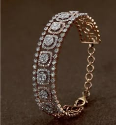 Diamond Kangan Designs, Bracelet Ideas Diamond, Diamond Jewelry Designs Indian, Diamond Bangles Bracelet Indian, Bracelets Gold Diamond For Women, Bangles Jewelry Designs Diamond, Dimond Breslet, Diamond Bracelets Indian