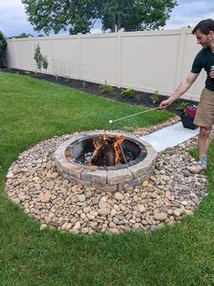 Wondering how to make a DIY smokeless fire pit? Learn how we dramatically decreased the smoke in our fire pit—no engineering degree required! Backyard Bbq Pit, Engineering Degree, How To Build A Fire Pit, Outdoor Fire Pit Designs, Diy Backyard Patio, Fire Pit Landscaping, Garden Fire Pit, Backyard Furniture, Backyard Diy