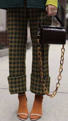 40s Mode, Mode Editorials, Outfit Inspiration Fall, Moda Vintage, Plaid Pants, Mode Vintage