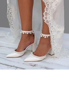 JJ's House Pearl Rhinestone Women's Block Heel Wedding Wedding Heels Bridal Shoes Elegant Faux Leather Buckle Point Toe Wedding Shoes. #JJ's House #Pearl #Rhinestone #Women's #BlockHeel #Wedding #WeddingHeels #BridalShoes #Elegant #FauxLeather #Buckle #PointToe #WeddingShoes Bridal Shoes Block Heel Wedding Dress, Pearl Block Heel Wedding Shoes, Low Block Heel Wedding Shoes, Closed Toe White Heels Bridal Shoes, Wedding Shoes Block Heel Closed Toe, Bridal Shoes Block Heel Closed Toe, White Close Toed Heels, Closed Toe Bridal Shoes, Short Wedding Heels