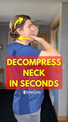 Decompress Neck, Neck Decompression, Shoulder Pain Remedies, Neck Pain Relief Stretches, Dr Rowe, Michael Rowe, Neck Relief