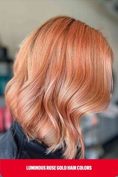 Golden Peachy Rose Color on an Angled Lob Cut