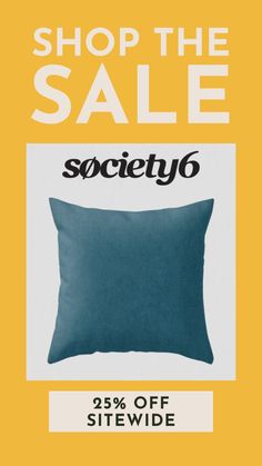 the sale poster for society's 25 % off site bedding and furniture items