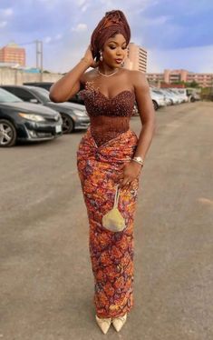 Gown Dress For Women, Lace Gown Dress, Owambe Styles, Unique Ankara Styles, Nigerian Dress