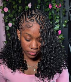 @nijahtheestylistllc on Instagram 🎬 Crownrows Braids, Braid Hairstyle Black Women, Braided Hairstyles Unique, Unique Braids For Black Women, Braid Ideas For Black Women, Flip Over Braids, Unique Black Hairstyles, Two Braids Hairstyle Black Women, December Hairstyles