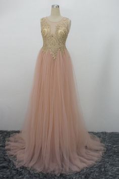 Sheer Tulle Prom Gown, Sheer Tulle Gown For Prom Season, Sheer Tulle Evening Dress For Prom Season, Sheer Tulle Evening Dress For Prom, V-neck Tulle Evening Dress For Wedding, Tulle Evening Dress With Sweep Train For Wedding, Debutante Ball Tulle Gown With Lace Back, Prom Ball Gown With Sheer Bodice And Tulle, Tulle Ball Gown With Sheer Bodice For Prom Season