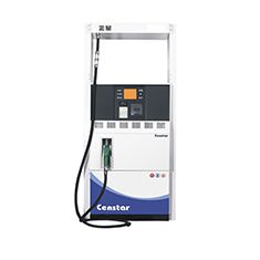 a gas pump is shown on a white background