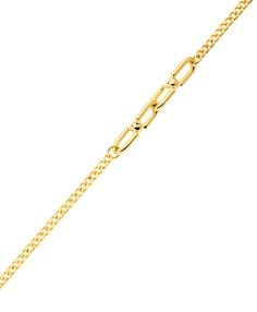 This elegant tank chain is given an elevated twist with statement chunky sections. Meaning 'beautiful', Tuva is the epitome of this 18ct gold plated and nestling perfectly along the collar bone. It is strong yet subtle, delicate yet determined. A true statement piece in any collection. Material: 18ct Gold plating on Brass Dimensions: Chain length: 48cm extendable to 51cm