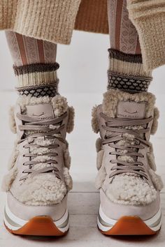 Maran Flash Hi Top Sneakers | Free People Chunky Platform Sneakers, Hi Top Sneakers, Knit Leg Warmers, Feet Shoes, Vegan Clothing, Cool Shoes, Brown Sneakers, Retro Sneakers, Favorite Sweater