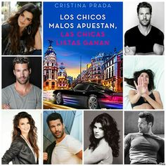 a collage of photos with the names of actors and their characters in spanish language