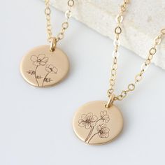 Keep your little ones close to your heart with this Personalized Birth Flower Necklace! Mom Necklace, Birth Flower Necklace, New Mom Gift, Mother's Day Gift Minimalist Birth Flower Necklaces, Minimalist Birth Flower Charm Necklace For Mom, Minimalist Birth Flower Necklace For Everyday, Minimalist Everyday Birth Flower Necklace, Everyday Delicate Flower Charm Necklaces, Delicate Flower Charm Necklaces For Everyday, Everyday Delicate Flower Charm Necklace, Mother's Day Flower Charm Necklaces, Dainty Birth Flower Charm Necklaces For Everyday