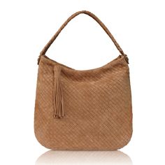 The Ziza Wonder Hobo - MILANER Elegant Natural Hobo Bag With Woven Leather, Elegant Woven Leather Hobo Bag, Luxury Woven Hobo Bag For Daily Use, Woven Leather Hobo Bag With Double Handle, Leather Woven Hobo Bag With Double Handle, Elegant Woven Satchel Hobo Bag, Leather Woven Double Handle Hobo Bag, Elegant Hobo Shoulder Bag With Interwoven Design, Luxury Hobo Bag With Interwoven Design For Everyday Use