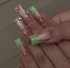 Classy Acrylic Nails, Short Square Acrylic Nails, Bling Acrylic Nails, Fire Nails