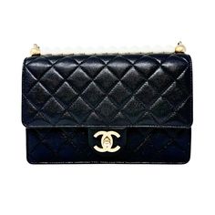 Chanel 2019 Quilted Small Chic Pearl Flap Bag with Interlocking CC Turn-lock and Gold-tone Hardware (with Dustbag) Designer = Chanel Color = Black Material = Leather Condition = Very Good Height = 6 Width = 8.5 Depth = 1.5 Class = Premier Location: Chicago Item Number: 19740-126 Item ID: 298142 Category: Shoulder Bag High-end Rectangular Shoulder Bag With Cc Turnlock, Designer Rectangular Shoulder Bag With Cc Turnlock Closure, Designer Rectangular Flap Bag With Cc Turnlock Closure, Designer Flap Shoulder Bag With Cc Turnlock Closure, High-end Top Handle Bag With Cc Turnlock Closure, Designer Top Handle Flap Bag With Cc Turnlock, Designer Top Handle Flap Bag With Cc Turnlock Closure, Luxury Evening Flap Bag With Cc Turnlock Closure, Designer Crossbody Flap Bag With Cc Turnlock Closure