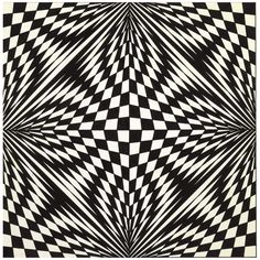 an abstract black and white pattern