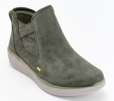 Rain or shine, your adventures don't have to stop with these Ryka side-zip water-repellent ankle boots. Slip on these supportive sneaker wedges for cushy, all-day comfort, complete with a padded collar and side zipper for easy wear. Whether you're running errands or taking a leisurely walk, they perfectly blend style and practicality. From Ryka.