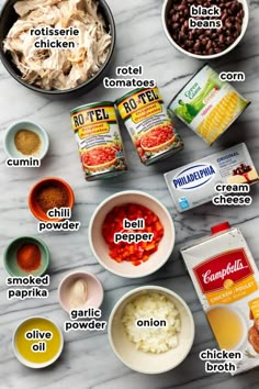 the ingredients needed to make this recipe are shown