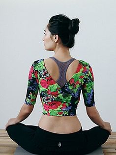 Intimately Printed Ballet Crop Top at Free People Clothing Boutique Sup Yoga, Types Of Yoga, Free People Clothing Boutique, Yoga Tops, Bohemian Clothes, Boho Women, My Fitness, Yoga Clothes