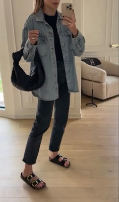 Erin Lichy Style, Look Jean, Black Jeans Outfit, 2024 Fashion, Spring 2024, Work Fashion, Minimal Fashion, Outfits Casuales, Denim Shirt