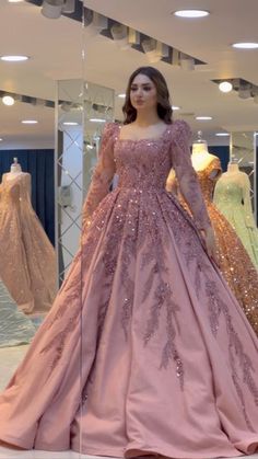 Ball Gowns Indian Wedding, Side Makeup For Indian Wedding, Ball Gowns Design, Gown Designs Indian Wedding Dresses, Full Sleeve Ball Gown, Gowns Dresses Indian Gowns Dresses Indian Party Wear, Gown For Engagement Bride, Long Gown Design For Wedding, Gown For Wedding Indian