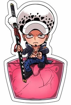 One Piece Trafalgar Law, Law Corazon, One Piece Law, Law One Piece, Heart Pirates, The Pirate King, Chibi Characters