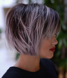 Short Textured Bob with Choppy Bangs Edgy Bob Hairstyles, Edgy Bob, Short Choppy Haircuts, Choppy Haircuts, Bob Hairstyles With Bangs, Choppy Bob Hairstyles, Bob Haircut With Bangs, Choppy Bob, Choppy Hair