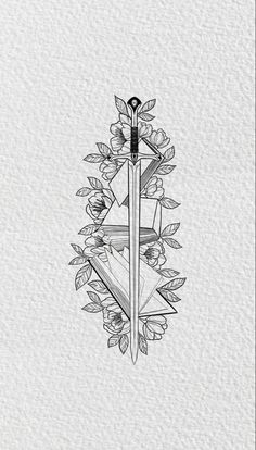 Fine linework of sword and floral tattoo inspired drawing Falling Books Tattoo, Fineline Bookish Tattoo, Book Tattoo Drawings, Tattoo Ideas Fantasy Art, Books And Swords Tattoo, Bookish Line Art, Drawings Of Swords, Nesta Tattoo Ideas, Books Tattoo Design