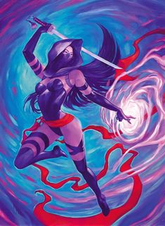 Marvel Psylocke, X-men, Marvel Heroines, Marvel Characters Art, Marvel Artwork, Comic Book Panels, Uncanny X-men, Superhero Comics, Marvel Women