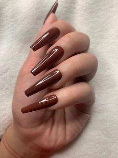 Brown Acrylic Nail Ideas, Brown Acrylic Nails, Brown Acrylic, Nail Prep, Acrylic Nail Ideas, Brown Nails, Cuticle Pusher, Square Acrylic Nails