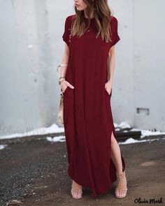 OliviaMark - Premium Longline Dress with Oversized Pockets Elegant Boho Dress, Women Maxi Dresses Summer, Casual Cotton Dress, Pocket Maxi Dress, Full Maxi Skirt, Hot Pockets, Polka Dot Maxi Dresses, Women's Robe, Maxi Shirt Dress