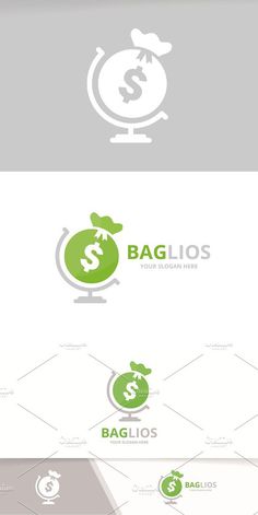 the logo for baglios is shown in three different colors and font, as well as