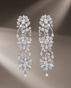 Earrings 2024, Diamond Danglers, Earring Long, Jewellery Sketches, Jeweled Earrings, Solitaire Earrings, Big Diamond, Jewelry Diamonds, Classic Earrings